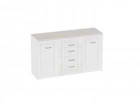 Комод 4 ящ 2 дв Манхэттен спальня в Агролесе - agroles.mebel-nsk.ru | фото