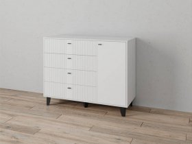 Комод «Катрин-13» (белый/белый снег) в Агролесе - agroles.mebel-nsk.ru | фото