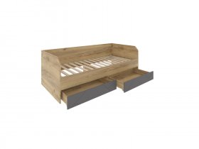 Кровать-диван с ящиками Шерлок Дв120.0_90 в Агролесе - agroles.mebel-nsk.ru | фото