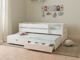 Кровать двухуровневая с ящиками «Лапландия» в Агролесе - agroles.mebel-nsk.ru | фото