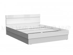 Кровать двуспальная 1,4 м Челси (белый) в Агролесе - agroles.mebel-nsk.ru | фото
