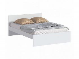 Кровать двуспальная 1,4м Бруклин СБ-3353 (белый) в Агролесе - agroles.mebel-nsk.ru | фото