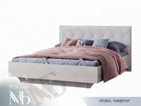 Кровать двуспальная 1,6м Кимберли КР-13 в Агролесе - agroles.mebel-nsk.ru | фото