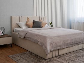 Кровать двуспальная 1,8м с подъем. мех. Леванте в Агролесе - agroles.mebel-nsk.ru | фото