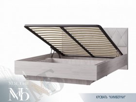 Кровать двуспальная с подъем. мех. 1,6 м  Кимберли КР-13 в Агролесе - agroles.mebel-nsk.ru | фото