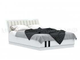 Кровать двуспальная с подъем.мех. 1,6м Магнолия в Агролесе - agroles.mebel-nsk.ru | фото