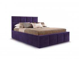 Кровать мягкая 1,6 Октавия стандарт, вар.3 в Агролесе - agroles.mebel-nsk.ru | фото