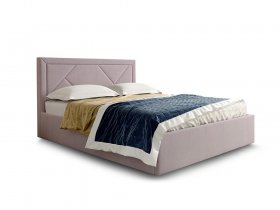Кровать мягкая 1,6 Сиеста стандарт, вар.1 в Агролесе - agroles.mebel-nsk.ru | фото