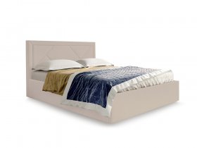 Кровать мягкая 1,6 Сиеста стандарт, вар.2 в Агролесе - agroles.mebel-nsk.ru | фото