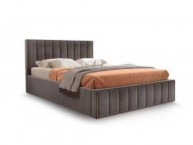 Кровать мягкая 1,6 Вена стандарт, вар.3 в Агролесе - agroles.mebel-nsk.ru | фото