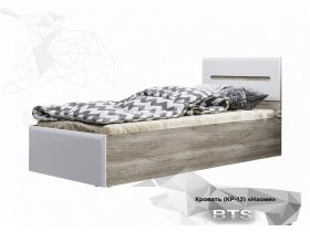 Кровать односпальная Наоми КР-12 в Агролесе - agroles.mebel-nsk.ru | фото