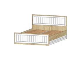 Кровать с ящиками и ортопед. осн. 1,4 м Виктория в Агролесе - agroles.mebel-nsk.ru | фото