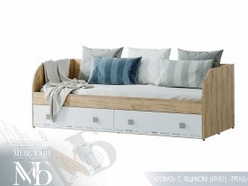Кровать с ящиками Тренд КР-01 в Агролесе - agroles.mebel-nsk.ru | фото