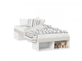 Кровать «Сканди» ТД-386.12.02 (дуб гарден/белая) в Агролесе - agroles.mebel-nsk.ru | фото