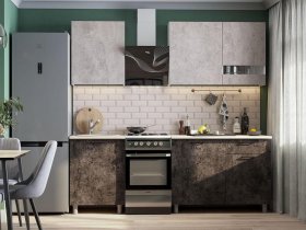 Кухонный гарнитур Розалия 1,7м (со столешницей) в Агролесе - agroles.mebel-nsk.ru | фото