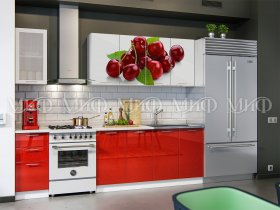 Кухонный гарнитур Вишня в Агролесе - agroles.mebel-nsk.ru | фото