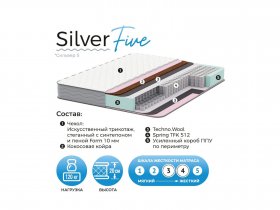 Матрас Silver Five в Агролесе - agroles.mebel-nsk.ru | фото