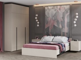 Модульная спальня Айри (кашемир) в Агролесе - agroles.mebel-nsk.ru | фото