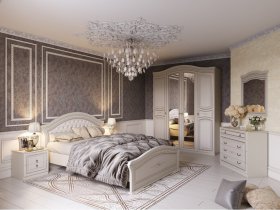 Модульная спальня Николь (Мебельград) в Агролесе - agroles.mebel-nsk.ru | фото