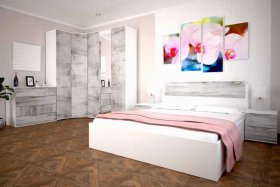 Модульная спальня Сорренто в Агролесе - agroles.mebel-nsk.ru | фото