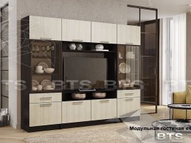 Модульная стенка Фиеста NEW (BTS) в Агролесе - agroles.mebel-nsk.ru | фото