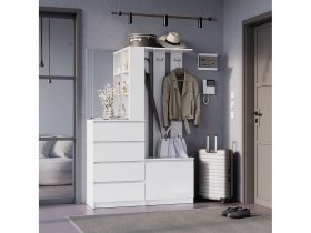 Прихожая Симпл ПР-04 (белый) в Агролесе - agroles.mebel-nsk.ru | фото