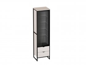 Шкаф 1 дв 2 ящ Нора (персидский жемчуг) (гостиная) в Агролесе - agroles.mebel-nsk.ru | фото