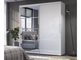 Шкаф-купе Крафт-6 2,0м (белый) в Агролесе - agroles.mebel-nsk.ru | фото