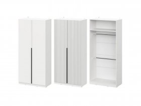 Шкаф ШК-100 Эккервуд (белый) в Агролесе - agroles.mebel-nsk.ru | фото
