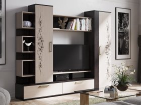 Стенка «Дакота» (венге/дуб молочный) в Агролесе - agroles.mebel-nsk.ru | фото