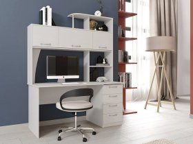 Стол компьютерный СК-11 (бодега белая) в Агролесе - agroles.mebel-nsk.ru | фото