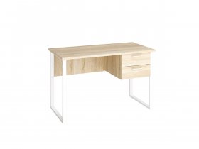 Стол компьютерный Ст152 (дуб сонома/белый муар) в Агролесе - agroles.mebel-nsk.ru | фото