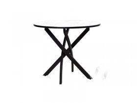 Стол обеденный Лион (мрамор белый/черный) в Агролесе - agroles.mebel-nsk.ru | фото