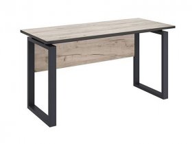 Стол офисный Ст077.0_140 Гермес лофт (дуб крафт серый) в Агролесе - agroles.mebel-nsk.ru | фото