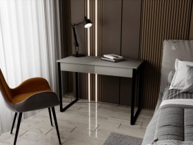 Стол письменный Ст043.0 (графит серый/черный муар) в Агролесе - agroles.mebel-nsk.ru | фото