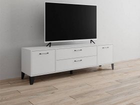Тумба под ТВ Парус-13 (белый) в Агролесе - agroles.mebel-nsk.ru | фото