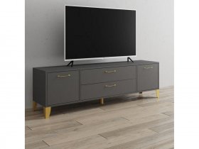 Тумба под ТВ Парус-13 (графит серый) в Агролесе - agroles.mebel-nsk.ru | фото