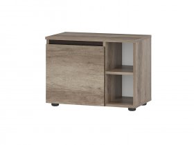 Тумба прикроватная ТБ-14 Энигма (венге/дуб каньон) в Агролесе - agroles.mebel-nsk.ru | фото
