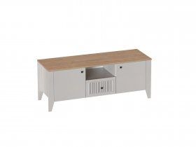 Тумба узкая 2дв. 1ящ. Валенсия (гостиная) в Агролесе - agroles.mebel-nsk.ru | фото
